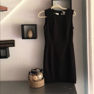 Black sheath dress
